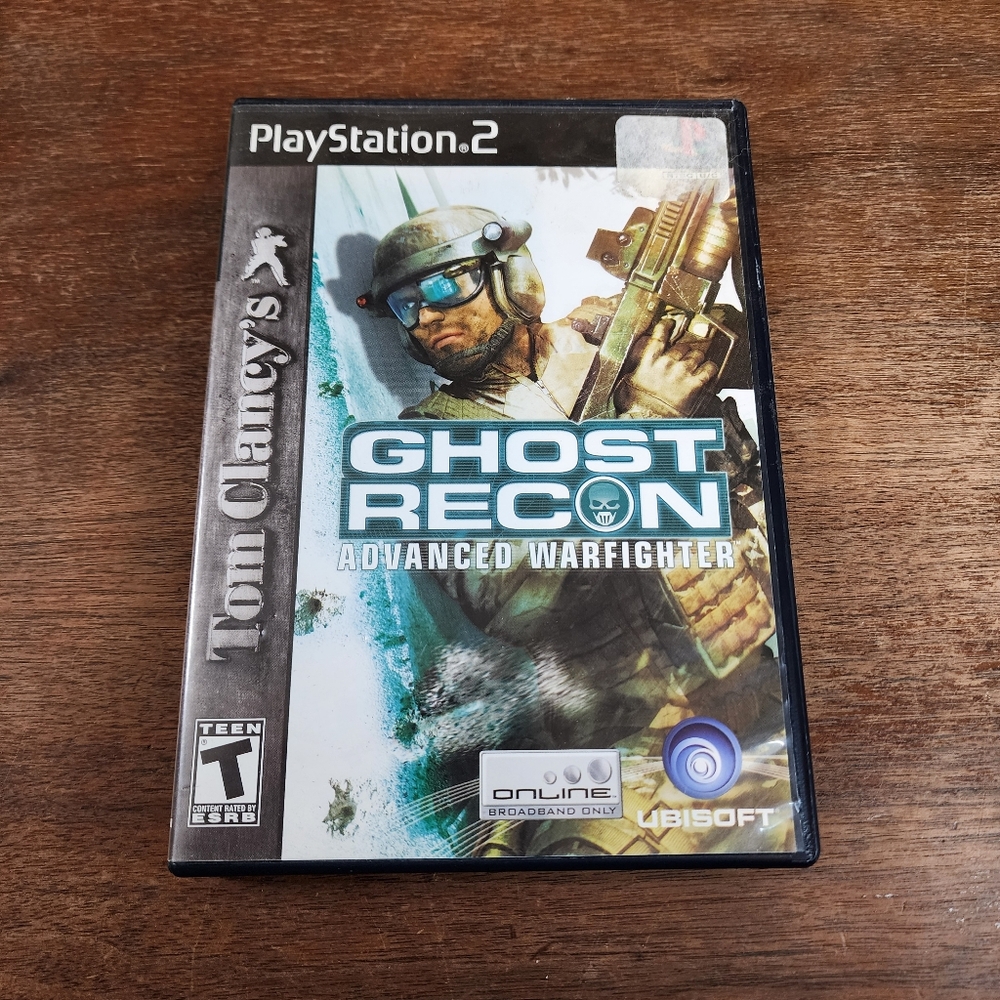 Sony Playstatiom 2 Ghost Recon Advance Warfighter PS2 Game CIB